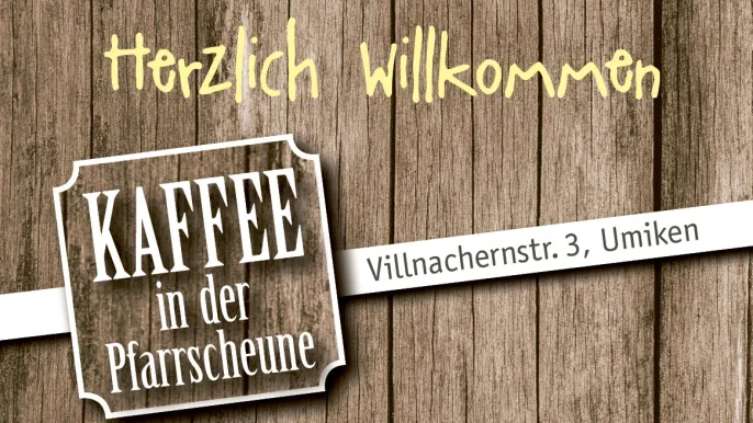 Kaffee in der Pfarrscheune ohne Datum (Foto: Claudia Schaub) Kaffee in der Pfarrscheune ohne Datum (Foto: Claudia Schaub)
